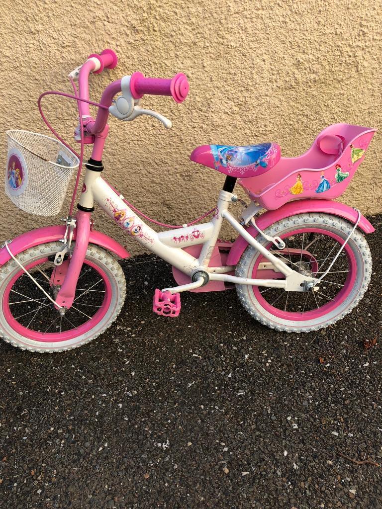 princess bike with doll seat